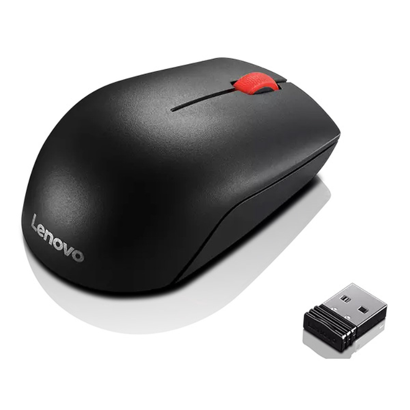 Souris sans fil compacte Lenovo Essential (Noir)
