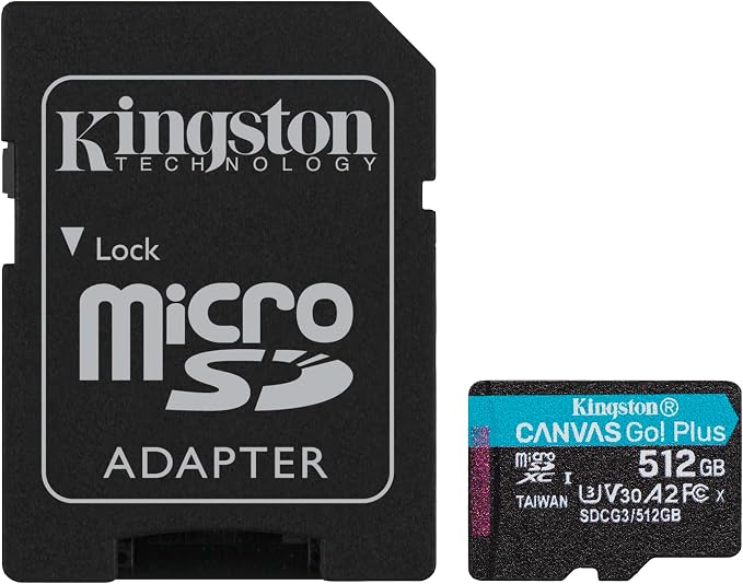 Kingston Canvas Go Plus microSD Carte mémoire
