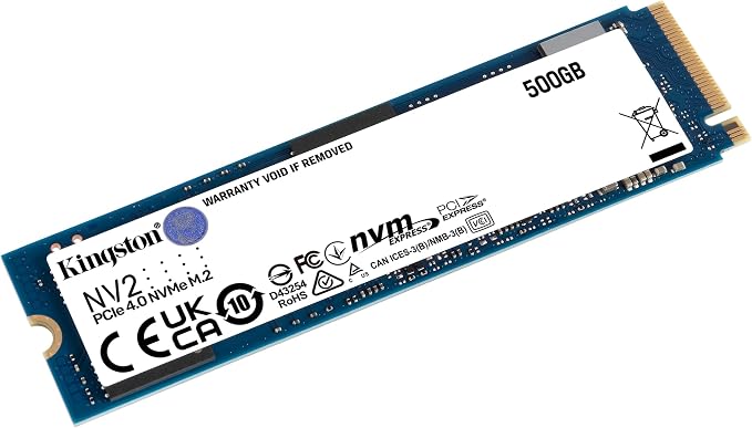 Kingston NV2 NVMe PCIe 4.0 SSD 500G M.2 2280 - SNV2S/500G
