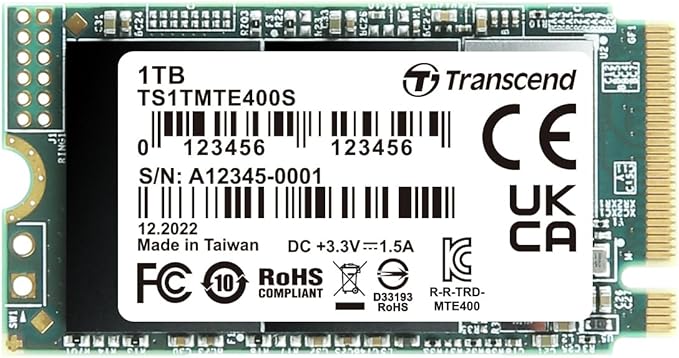 Transcend 1To MTE400S PCIe 3.0 M.2 2242 SSD Lenovo Legion Go