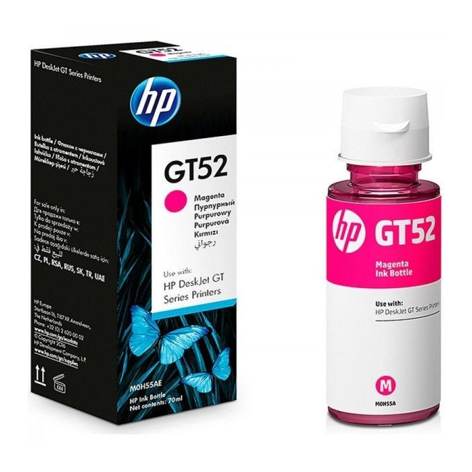 HP GT52 Magenta Original Ink Bottle