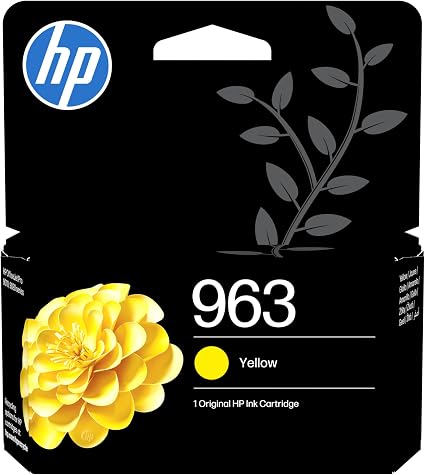 Cartouche d'encre jaune HP 963 d'origine