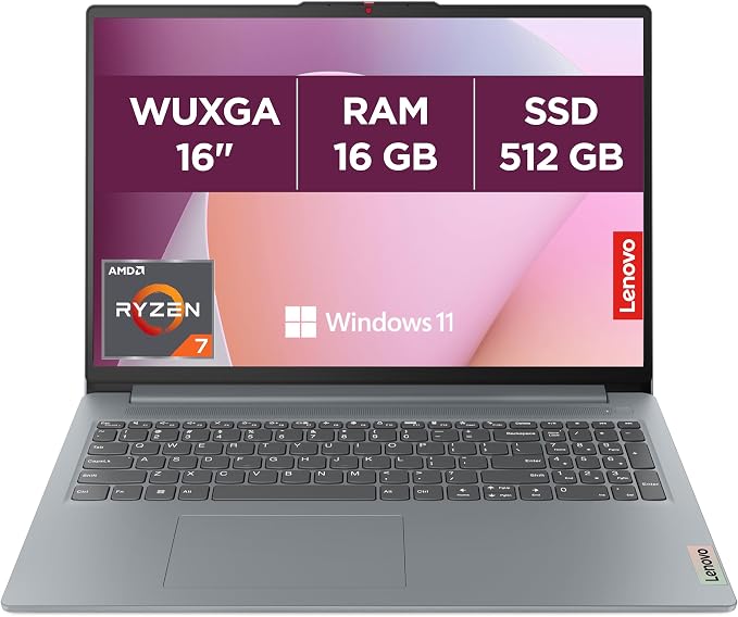 Lenovo IdeaPad Slim 3 16ABR8 - Ordinateur Portable 16'' WUXGA