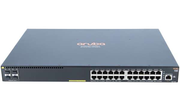 HPE Aruba Networking 2930F 24G PoE+ 4SFP+ Switch